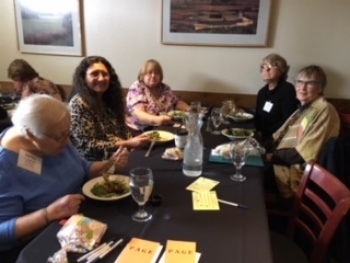 Shirley, Blanca, Linda, Sally and Maryann at Public Policy