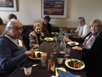 Jessie, Marjory, Sharon, Sandy and Rosemary at Public Policy