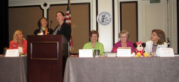 BPW International Secretary Bessie and NFBPWC 1st Vice President Megan