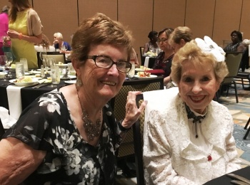 NFBPWC Interm Parliamentarian Shirley and NFBPWC Nominations Chair Marjory