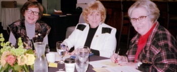 Writing Postcards in support of ERA at Public Policy Conference