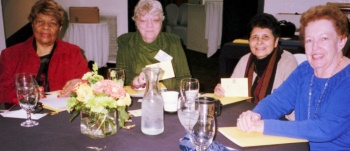 Writing Postcards in support of ERA at Public Policy Conference