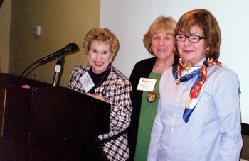 Marjory, Rosemary and Chris