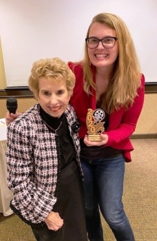 Marjory and Ashley Maria and plaque.jpg