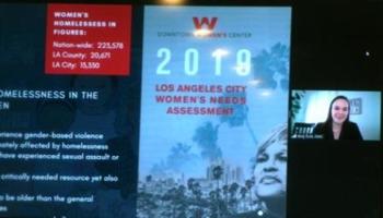 Presentation slide on Downtown Women's Center