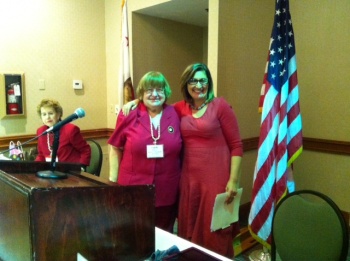 Marjory Hopper, Linda Wilson and guest speaker
