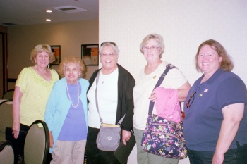 Rosemary Enzer, Anne Parlapiano, Juelle-Ann Boyer, Sandy Thompson and Denise Luckhurst